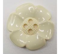 Extra Large Daisy Flower Buttons 60mm Jumbo Big Clown 16 Color Buy 2 4 Or 8 580D, Off White Ivory, Pack of 4