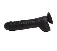 Extra Large Dildo Real Feel Realistic Strong Suction Cup Cock Plug Big Anal G Spot Vagina BDSM Stimulation Thrusting for Women (Black, 13.18inch Huge Dildo 010)