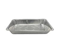 Extra Large Disposable Aluminium Foil Trays, 52.8cm x 33cm x 8.5cm Tin Foil Tray, Catering Trays Foil Food Containers for Baking, Roasting, BBQ and Cooking