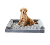 Extra Large Dog Bed, Orthopedic Dog Bed with Cooling Gel Memory Foam, Waterproof Pet Bed with Removable Washable Cover, Pet Sofa(L)