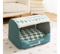Extra Large Dog Cat Bed Mat - Jumbo Sofa Tent with Roof, Cushioned Pet House for Small Medium Large Pets - Comfortable and Cozy Design for Indoor Use