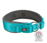 TRIXIE Premium Collar Size L-XL, Neck Circumference 53-62 cm/50 mm in Ocean - Fully Adjustable Dog Collar for Medium to Large Dogs, Neoprene Padded - 1995912