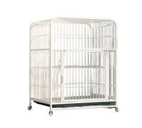 Extra Large Dog Crate Furniture | Easy Assembly Pet House with Removable Tray and Lockable Door for Spacious Comfort