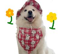 Extra Large Dog Drool Bibs For Huge Breeds, Super Absorbent Cooling Bandana For Alaskan Malamute & Samoyed, Drool Stopper Bib For Mealtime, Waterproof Lining & Soft Cotton(Style 1,XL)