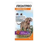 (Extra Large Dog) FRONTPRO Chewable Flea & Tick Treatment for Dogs