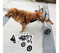 Extra Large Dog Wheelchair for Injured Pets - Adjustable Back & Leg Support, Lightweight Canine Cart with Wheels, XL/XXL/XXXL Size for Enhanced Mobility and Comfort