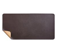 Extra Large Double-Sided Desk Mat, 120x60cm Cork and Leather Mouse Pad, Desktop and Laptop Mat for Office and Home Use, Non-Slip, Easy to Clean(Coffee,60x35cm)