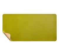 Extra Large Double-Sided Desk Mat, 120x60cm Cork and Leather Mouse Pad, Desktop and Laptop Mat for Office and Home Use, Non-Slip, Easy to Clean(Green,100x50cm)