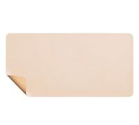 Extra Large Double-Sided Desk Mat, 120x60cm Cork and Leather Mouse Pad, Desktop and Laptop Mat for Office and Home Use, Non-Slip, Easy to Clean(Apricot,100x50cm)