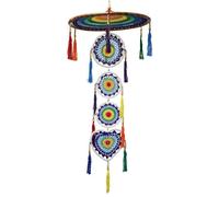 Extra Large Drama Dreancatcher Vivid Rainbow Multicolor