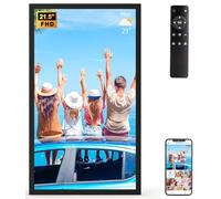Extra-Large Dual-WiFi Digital Photo Frame - 21.5 inch FHD IPS Digital Picture Frame 32GB, Syn Phone, Mirror its Screen to The Frame, Light Sensor, Share Photo Video via App Email, Free Cloud Storage
