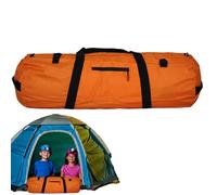 Extra Large Duffel Bags - Waterproof Travel Bag, Heavy Duty Storage Organizer, Portable Folding Design with Double Handles | Camping Equipment Holder with Zipper for Street, Orange, S, Please refer to