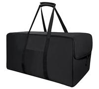 Extra Large Duffle Bag 160L, Heavy Duty Duffle Bag Large Size, Black, 32.6 Inch, All Black
