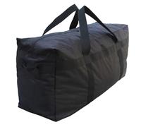Extra Large Duffle Bag for Travel, Foldable Luggage Bag with 2 Side Handles, Big Storage Heavy Duty Duffel Bag for Camping,Traveling, Moving, Black, 35”×12”×18”, Duffel