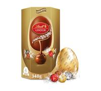 Extra Large Easter Egg Range - Premium gift for Easter 2026 (Lindt Lindor Gold Milk Chocolate Easter Egg 348G)