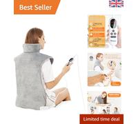 Extra-Large Electric Warmer Heating Pad with 6 Settings - Auto Shut Off Safety