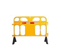 Extra Large Expandable Safety Barrier for Effective Crowd Control & Traffic Management in Work Zones - & Versatile Solution
