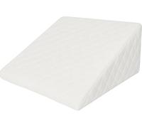 Extra Large Foam Wedge Cushion COVER ONLY - Leg Rest Cushion Cover for Back Support, Elevating Legs, Acid Reflux (20"x16"x10") Full Size