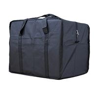 Extra Large Foldable Duffel Bag for Travel - Heavy-Duty Cargo Bag with Zippers & Reinforced Handles, TSA Approved, Water-Resistant, black, 70 lb, Heavy-duty Cargo Duffel