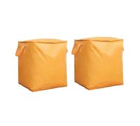 Extra Large Foldable Moving Bags Heavy-Duty Storage Tote for Indoor/Outdoor Use 110L Capacity Easy to nize 2 Pack - Ideal for Moving and Storage (Yellow)