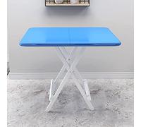 Extra Large Foldable Portable Table - Versatile Folding Kitchen Workbench for Home Office Laundry Bar & Dining Room - Ideal Space-Saving Solution (Color: Blue)