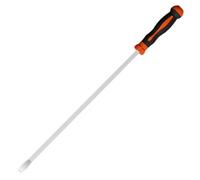 Extra-Large Forged Carbon Steel Screwdriver with PVC Anti-Slip Handle, Knockable Tip, 12mm Thickened Shank, 15/19/23/27/31 Inch Sizes(15 inches)