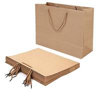 Extra Large Gift Bag with Handle Paper Party Gift Bag Big Paper Carrier Bags Recycled Shopping Bag Valentine Gift Bag Birthday Present Gift Bag for Scarf Dress Clothing Wedding Party Treat Bags 10Pack
