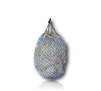 Extra Large Hay Net for Horses - 5 cm x 5 cm Mesh - Species-Appropriate Feeding Improved Digestion Hay Bag for Travelling Feeding Bag for Ponies Young Horses Old Horses Goats (Blue)
