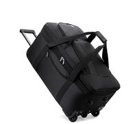 Extra Large Holdall with Wheels, Rolling Duffel Bag Large Foldable Waterproof Oxford Cloth Multicolor Multiple Sizes(Black,50 * 150CM)