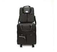 Extra Large Holdall with Wheels, Rolling Duffel Bag with Wheels Multicolor Multiple Sizes for Women Travel(Dark Gray,L)