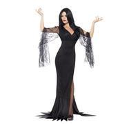 Smiffys Immortal Soul Costume, Black with Dress, Halloween Adult Fancy Dress, Vampire Dress Up Costumes