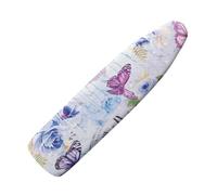 Extra large ironing board cover 140 x 45 Purple Butterfly Thick cotton pad Ironing Board Cover Elastic washable,Resist Scorching and Staining,Heat Reflective & Vapour Permeable,Easy Fit