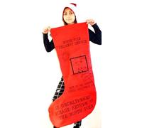 Extra Large Jumbo 110cm Big North Pole Delivery Service Christmas Stocking, Large Red Santa Sack, Holiday X,mas Gift Bag