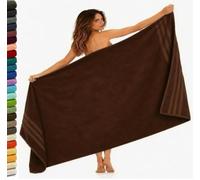 Extra Large Jumbo Bath Sheets Towel 100 x 200 cm Egyptian Cotton Super Soft XXL Bath Towels Quick Dry Bathroom Towel Set (Chocolate Brown)