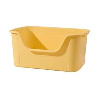 Extra Large Jumbo Cat Litter Box with High Sides, Anti-Scatter Design, Open Top Entry for Maine Coon and Ragdoll Cats, Easy Tool- Assembly, Stylish Minimalist PP Tray