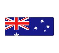 Extra Large Keyboard Mouse Pad, 12x31.5 Inch Desk Pad for Computer, Console, Office, Game, Study Australian Flag Pattern