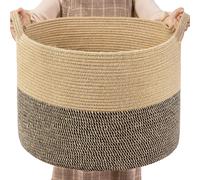 Extra Large Laundry Hamper Woven Baskets for Storage Blanket Basket Living Room Wicker Storage Basket for Organizing Jute Large Baskets for Toy Pillow