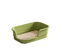 Extra Large Litter with High Sides 25" x17"x13"for Big Cats or -Cats Household,-Splashing Kitty Litter,Pet Non-Stick Coating for Easier Cleaning & Superior Hygiene (Green) (Light Green, 42x28x12cm)