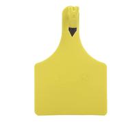 Extra Large Livestock Ear Tags, 10pcs Yellow TPU Animal Blank Ear Tags for Goat Sheep Cattles - Durable Soft Material, Anti - Bite Design, Easy Identification for Farm Management