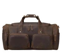 Extra Large Men's Travel Bag Leather Big Travel Duffel Male Weekend Luggage Shoulder Bag Handbag