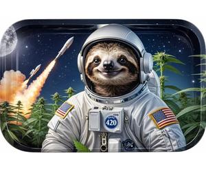 Extra Large Metal Rolling Tray - Durable Smoking Rolling Tray for Herbs, Tobacco & Cones, Premium Rolling Tray Smoking Accessory with Raised Edges