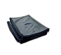 Extra Large Microfiber Glass Polishing Cloth (2-Pack) by Trendy Bartender - 25x20 inch Premium Lint Free Cleaning Cloth For Stemware etc - Bar Towel For Spotless Results - Premium Quality (Gray)