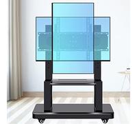 Extra Large Mobile TV Stand for 40"-70" Screens Height Adjustable Rolling TV Cart Universal VESA Compatible (600x400mm) Durable & Sturdy Design Perfect for Home & Office Use