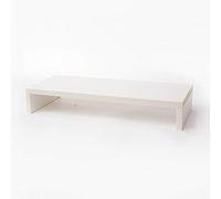 Extra Large Monitor Stand Riser,Wood Widen Desktop Computer TV Screen Riser for Laptop Printer,Desk Organiser Rack with Keyboard Storage