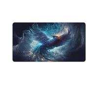 Extra Large Mouse Mat Art Phoenix Computer Keyboard Mouse Mat Anti Skid Rubber Base Soft And Durable for Office Home Computers 40x75cm
