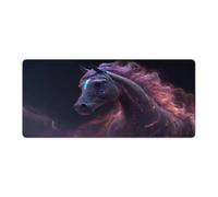 Extra Large Mouse Mat Spirit Animal Horse Computer Keyboard Mouse Mat Anti Skid Rubber Base Soft And Durable for Office Home Computers 40x90cm