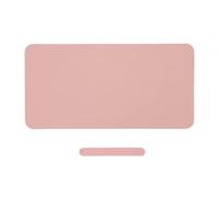 Extra Large Mouse Pad Desk Mat, Pink Artificial Leather Cork Surface | Smooth Stain-resistant Finish, Stable Writing Area, Ergonomic Support, Suits Laptops and Phones, Portable Workspace