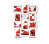 Extra Large Multi Aperture White Photo Frame for 12 6x4 Photos