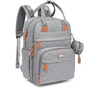 Extra Large Nappy Bag Backpack - Light Gray