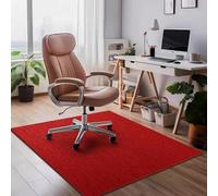 Extra Large Office Chair Mat Non-Slip Desk Mat For Carpet And Hardwood Floors, Durable Floor Protector 6mm Thick For Gamer And Office Chairs, Multi-Use Rug(Size:80×120cm/32×47in,Color:Wine Red)
